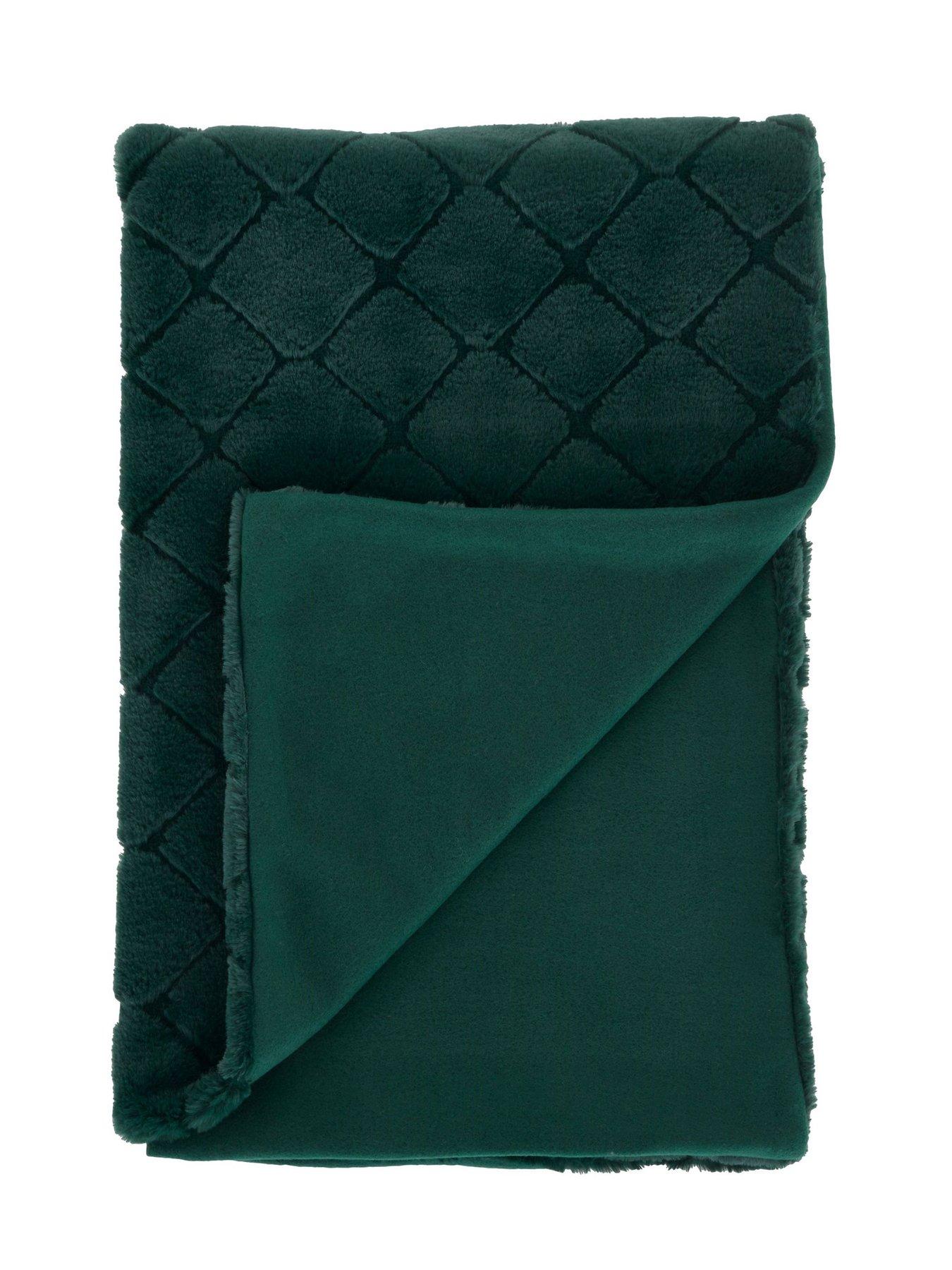 undefined Cosy Diamond Throw - Blush