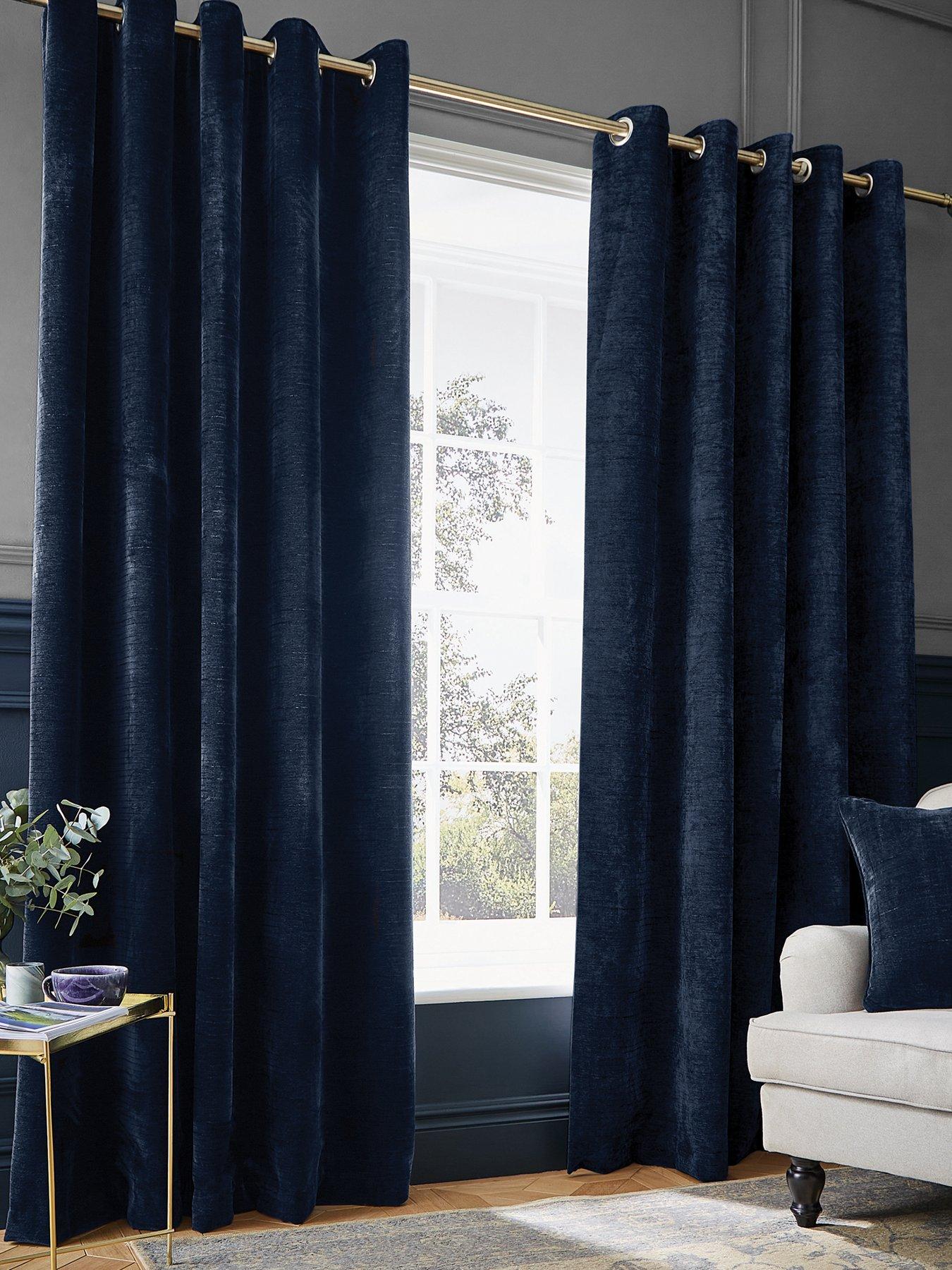 Hyperion Selene Weighted Thermal Eyelet Curtains