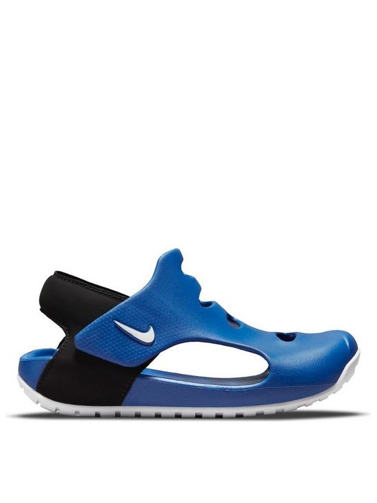 front image of nike-sunray-protect-3-sandals-bluewhite