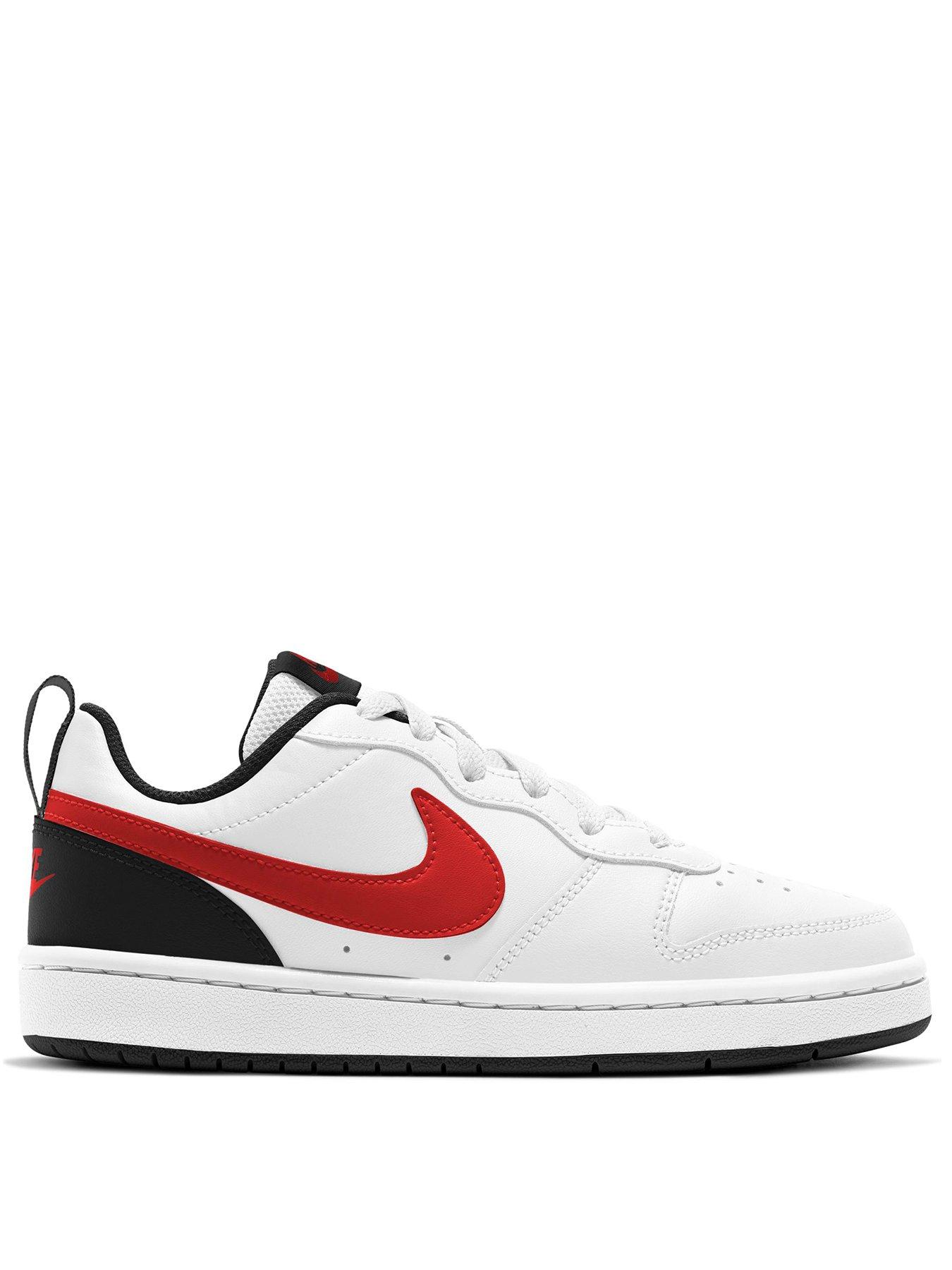 Nike Court Borough Low 2 - White/Red | very.co.uk