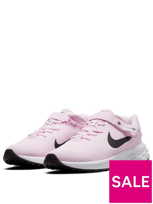 Nike Revolution 6 Flyease - Pink/Black | very.co.uk