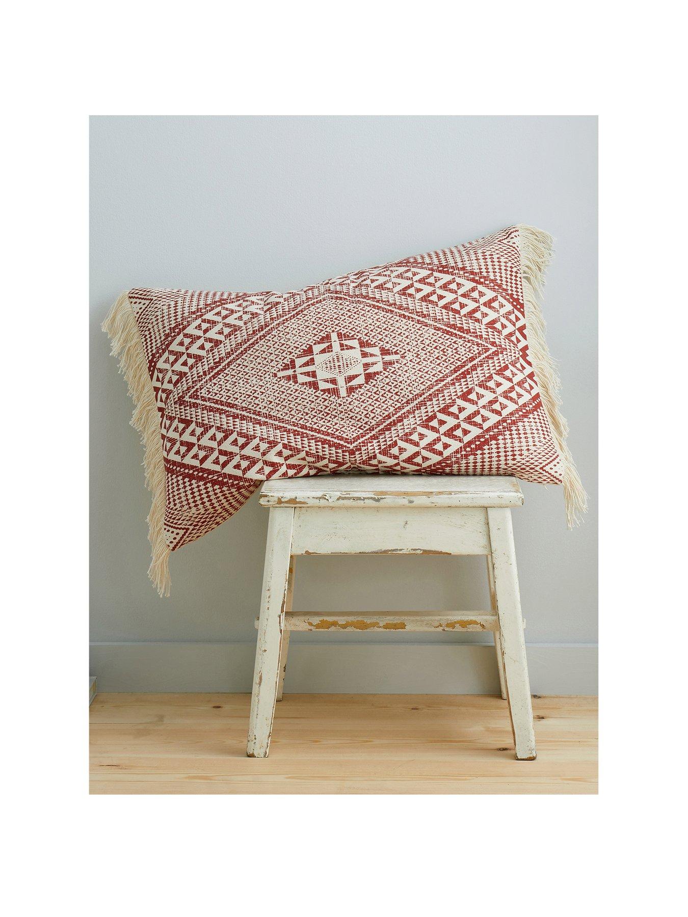 Product photograph of Pineapple Elephant Kebra Aztec Cushion from very.co.uk