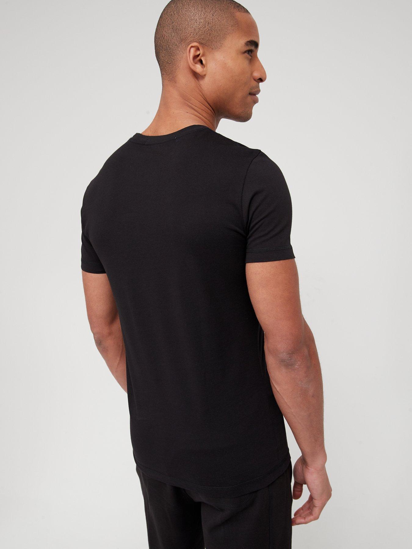 T-shirts & Polos Monogram Logo T-Shirt - Black