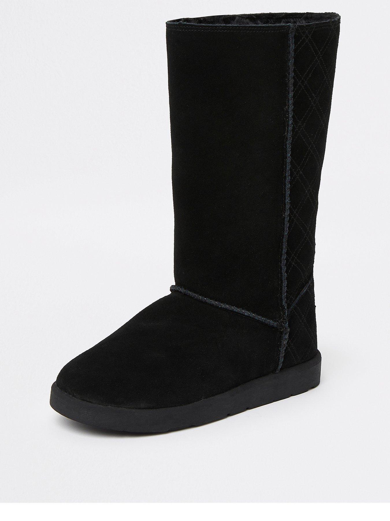 Women High Leg Fur Lined Boot - Brown