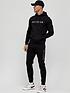  image of tommy-hilfiger-corp-graphic-logo-joggers-black