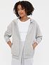 new-look-915-girls-zip-hoodie-greystillFront