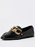 river-island-oversized-chain-loafer-blackfront