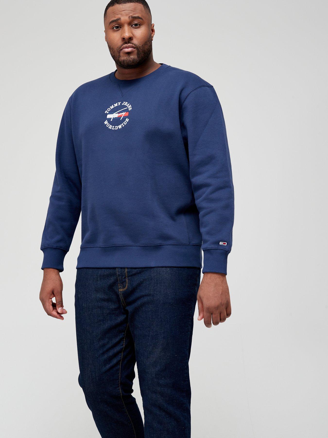 tommy jeans navy sweatshirt