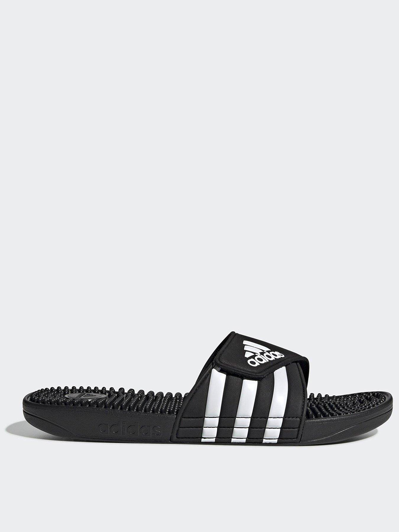 adidas Adilette Comfort Slides Grey Very