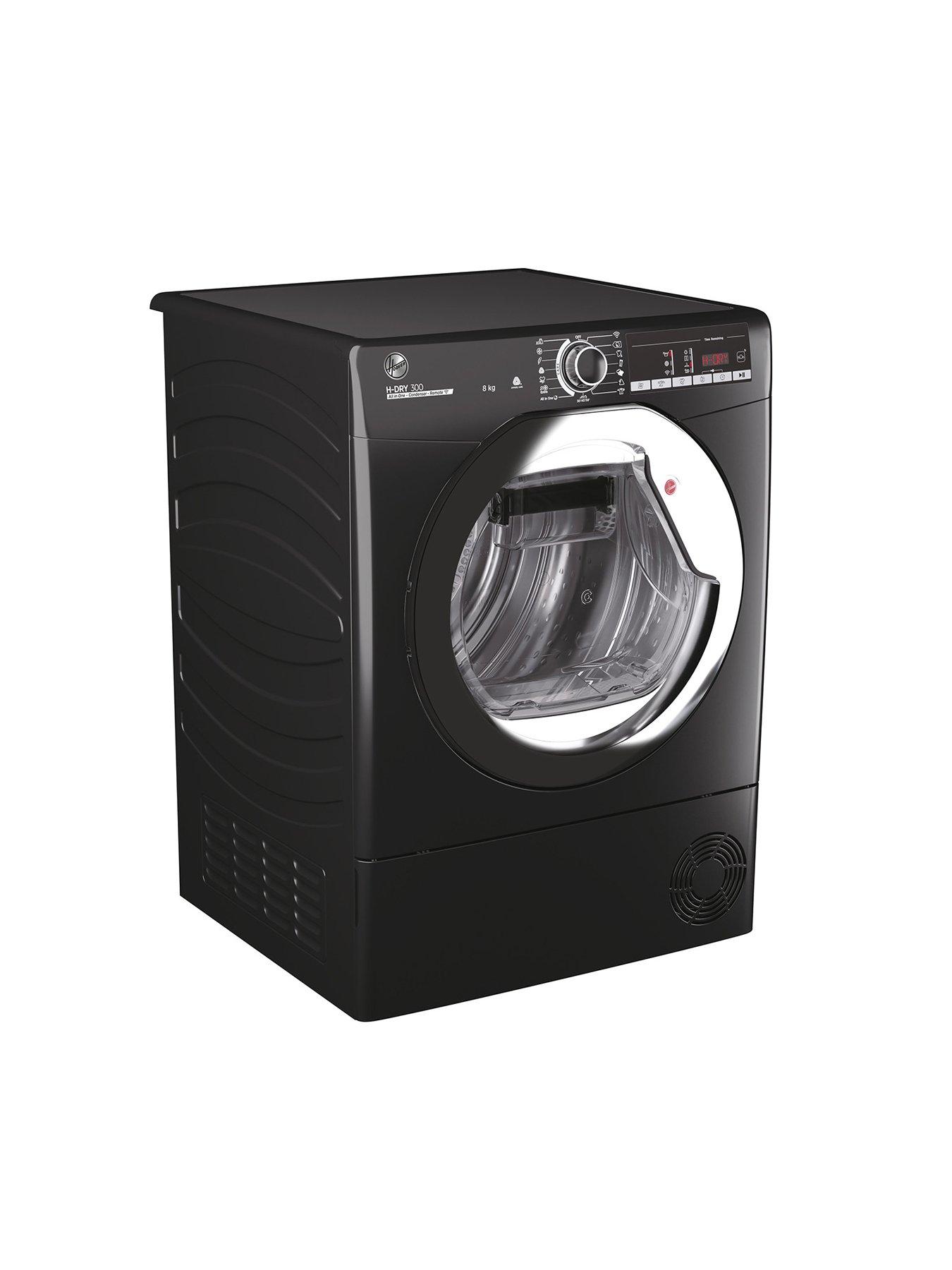  image of hoover-h-dry-3100-hle-c8tceb-80-8kg-condenser-tumble-dryer-black