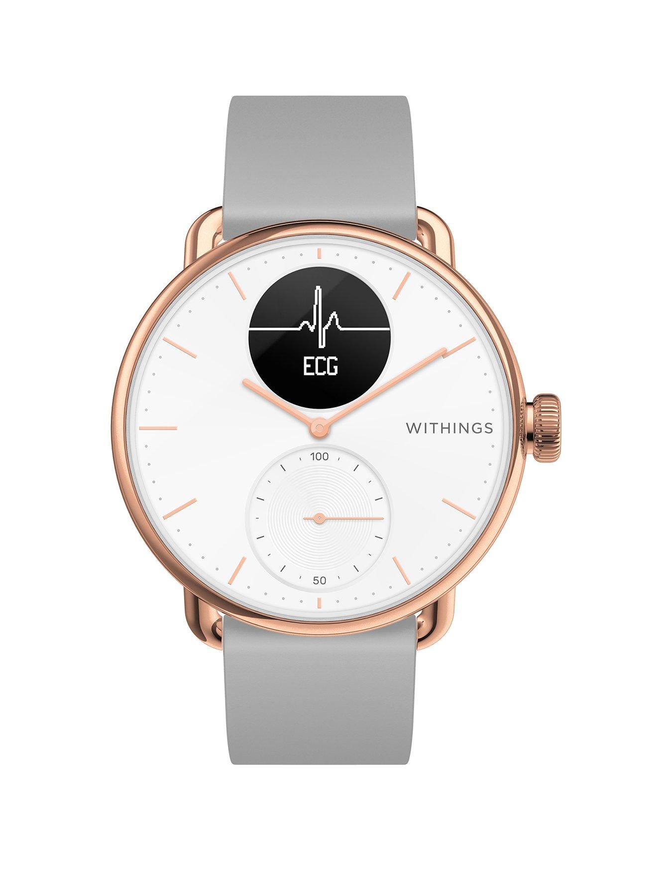 withings rose gold watch