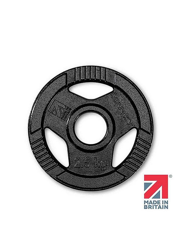 Marcy Olympic Tri-grip Cast Iron Weight Plates 