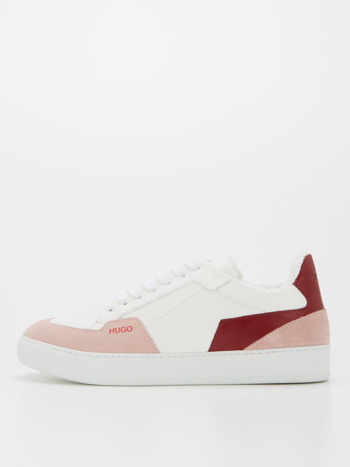  Vera Lace Up Leather Sneaker - White