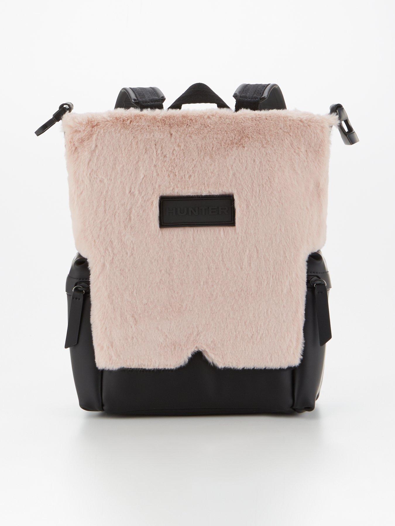  Faux Fur Topclip Mini Backpack