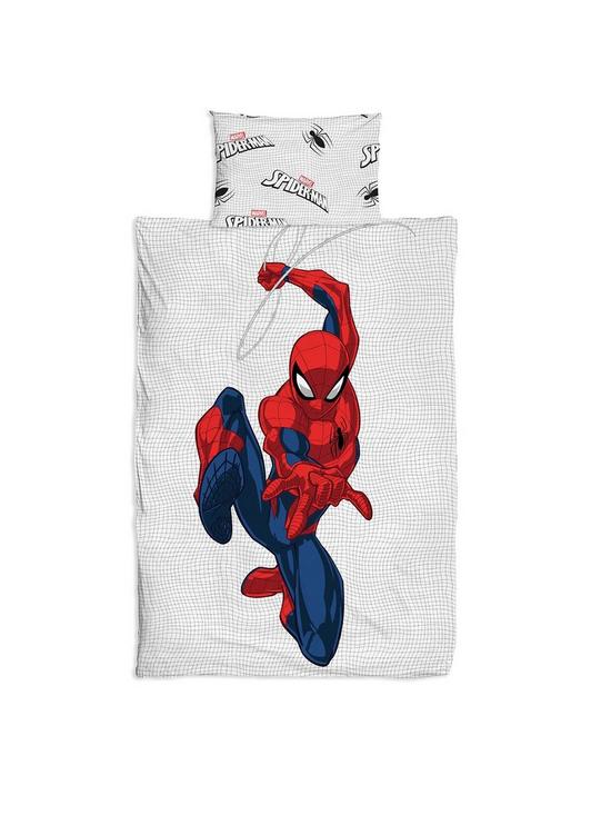 stillFront image of spiderman-web-slinger-duvet-cover-set-single