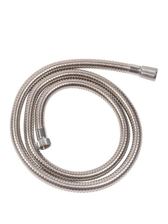 front image of croydex-15m-stainless-steel-hose