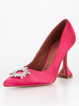 raid-priscila-flared-heeled-shoes-fuschsia