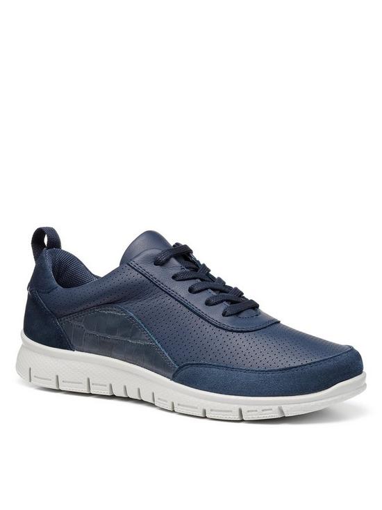 front image of hotter-gravity-ii-trainers-navy