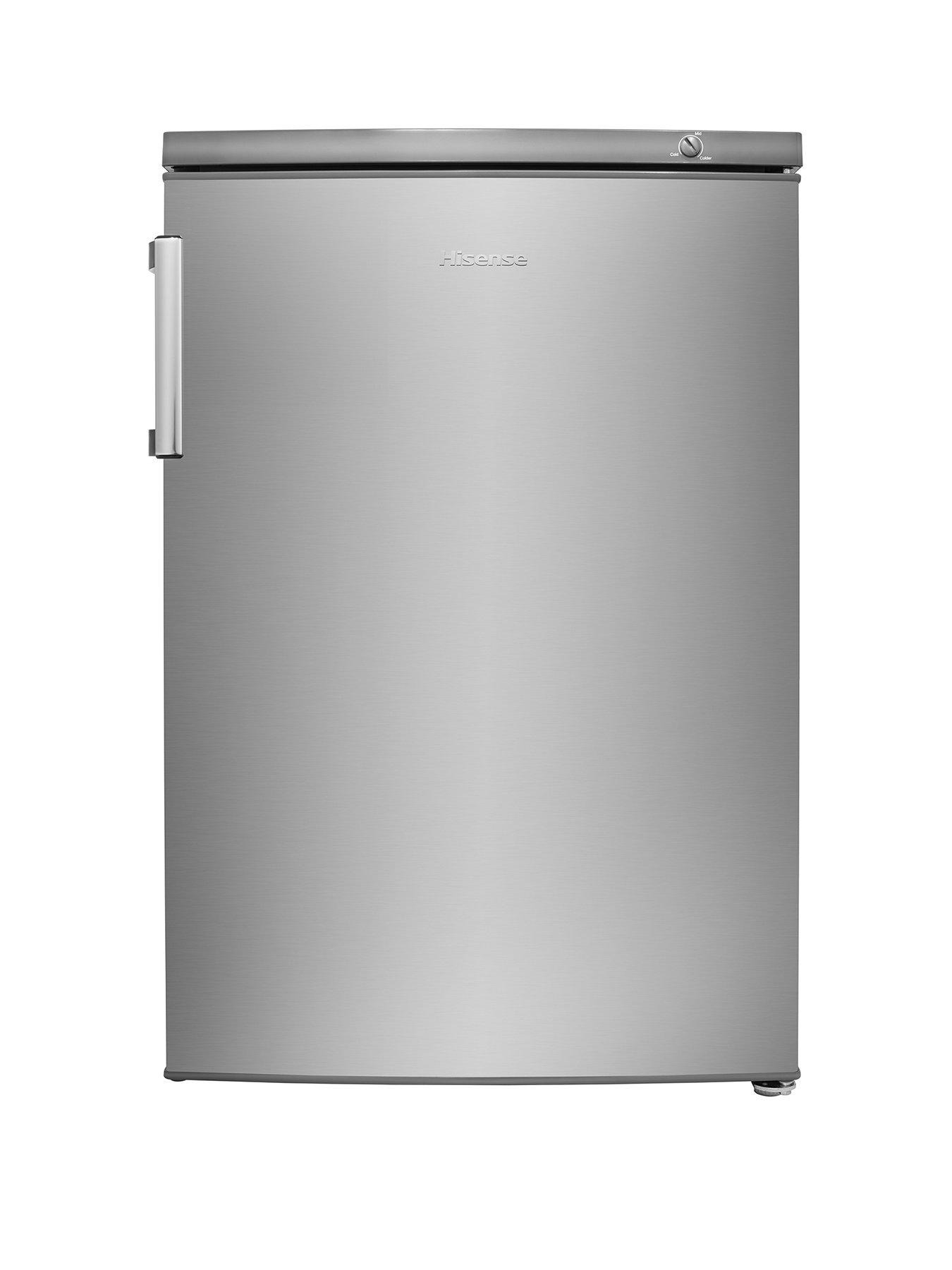 undefined FV105D4BC21 55cm Wide Under-Counter Freezer - Stainless Steel Look
