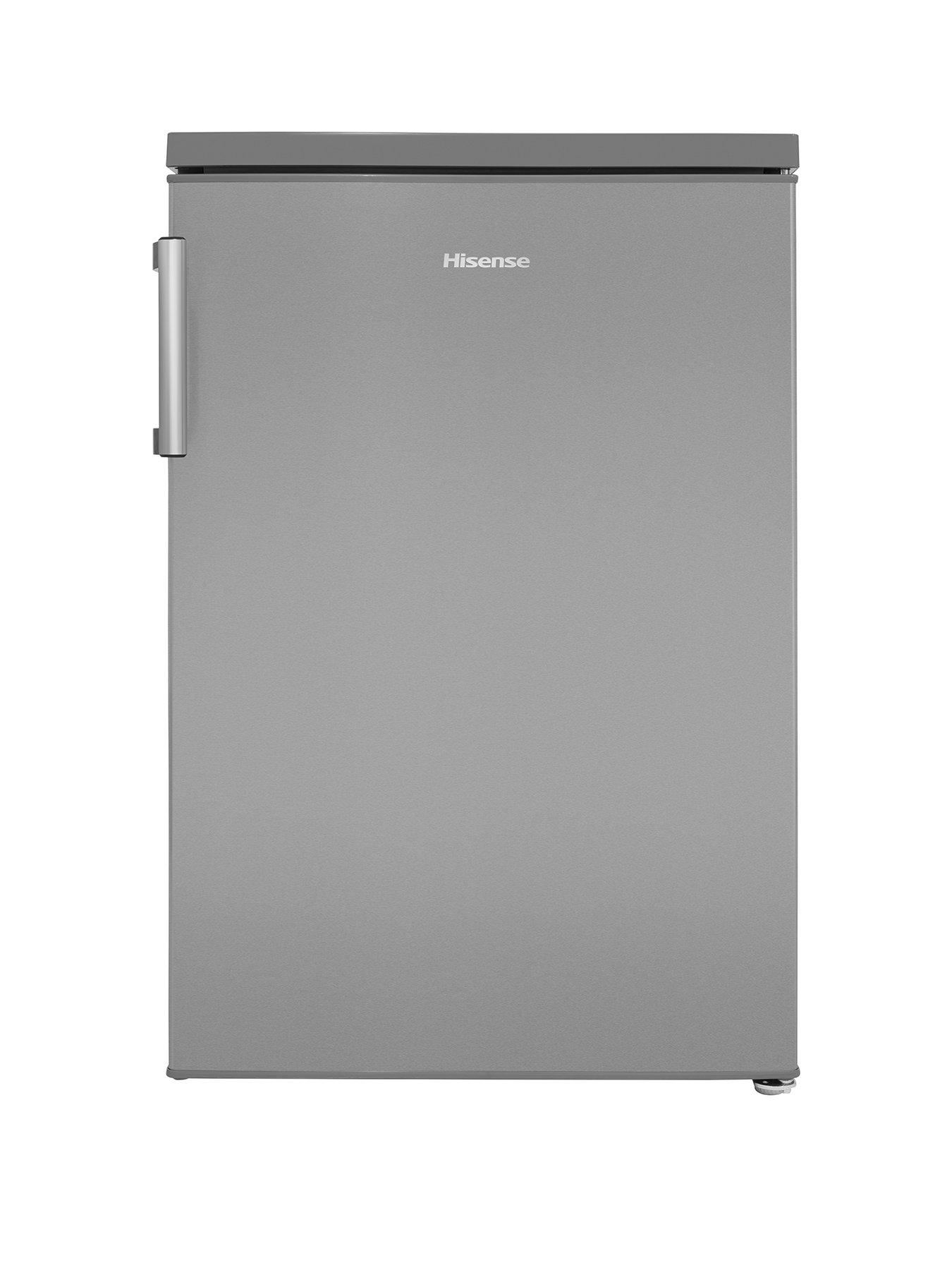 Hisense RL170D4BCE 55cm Wide Under Counter Fridge Larder - Stainless Steel Look