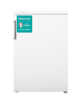 Product photograph of Hisense Rl170d4bw2e 55cm Wide Under-counter Fridge - White from very.co.uk