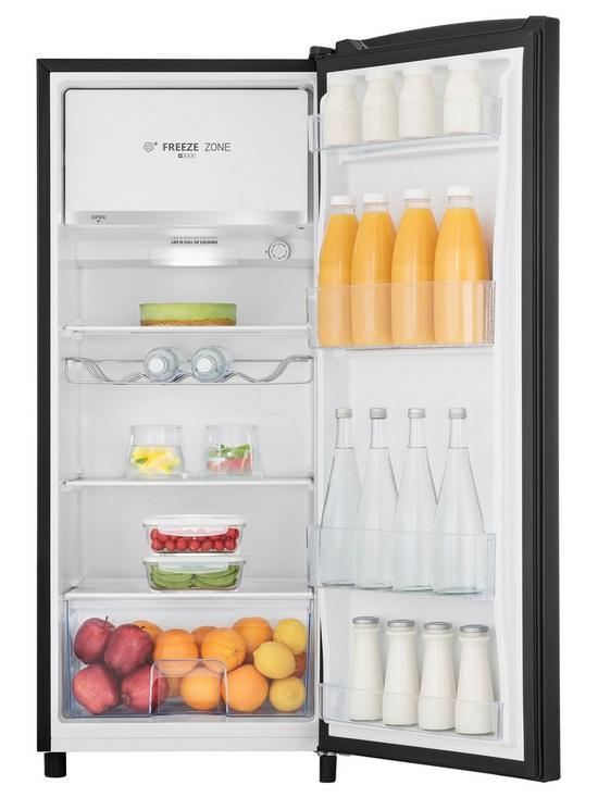 stillFront image of hisense-rr220d4abf-52cm-wide-tall-fridge-with-ice-box-black