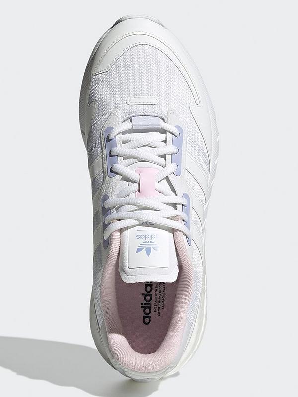 adidas Originals Zx 1k Boost Shoes - White/Purple | very.co.uk