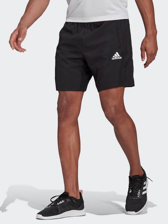 front image of adidas-aeroready-designed-2-move-woven-sport-shorts