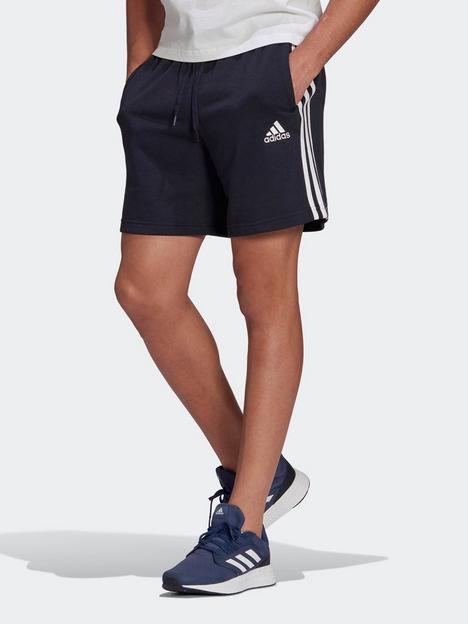 adidas-essentials-french-terry-3-stripes-shorts