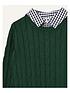 monsoon-boys-2-in-1-cable-knit-jumper-with-collar-greenoutfit