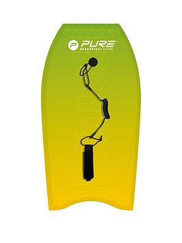 Pure4Fun Composite Bodyboard 37-Inch And Eps Core With Xpe Material And Leash Plug