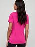  image of v-by-very-essential-v-neck-t-shirt-pink