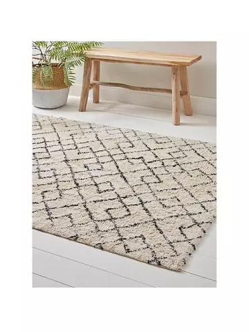 Cream Rugs Home Garden Very, What Size Rug For A 3×5 Table