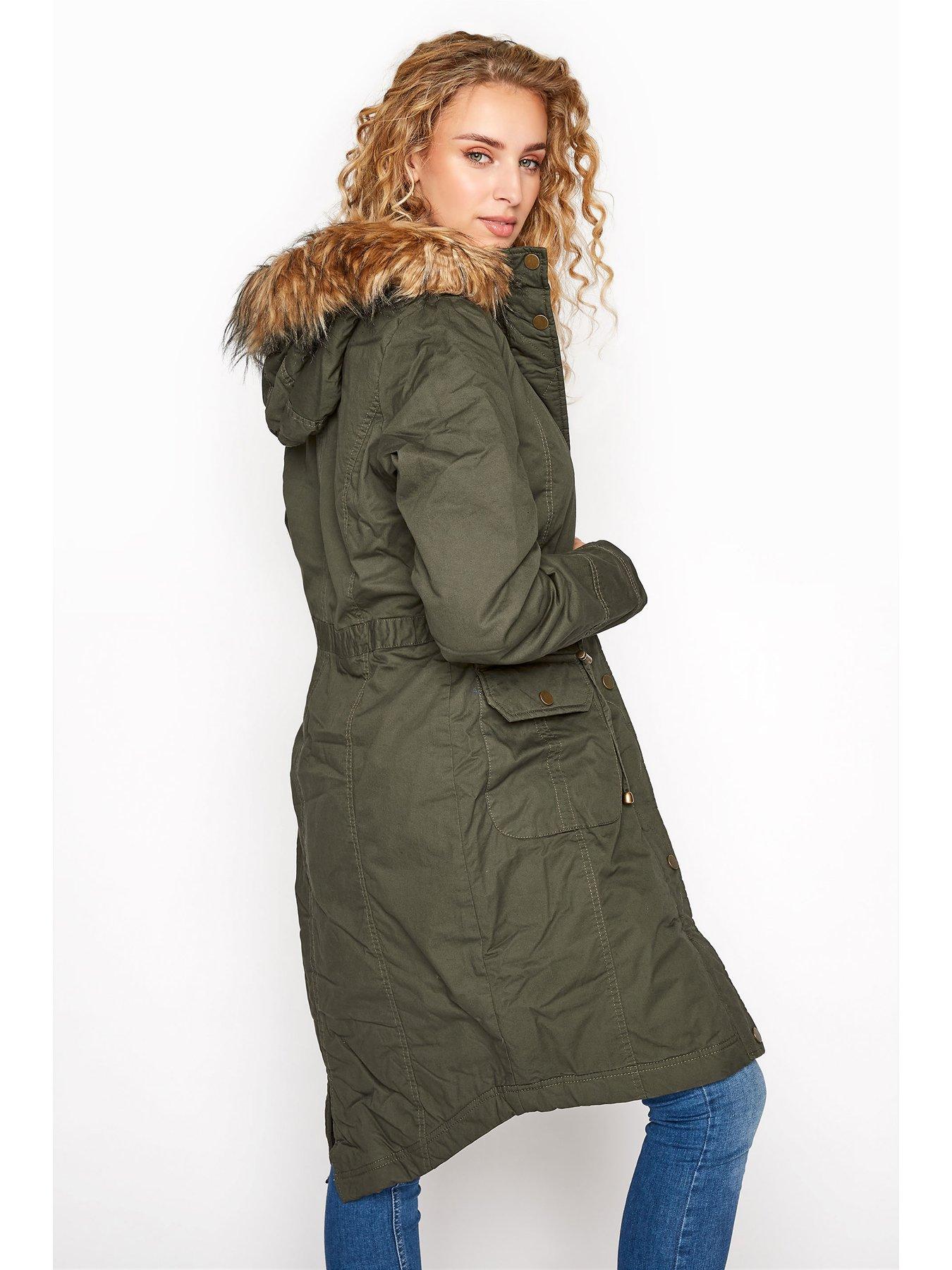 Brave soul khaki parka hotsell