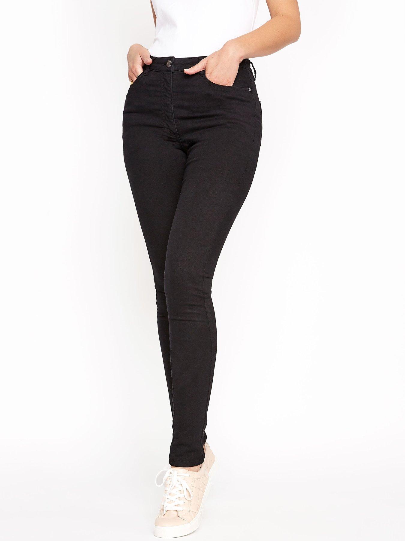 Black super best sale stretch skinny jeans