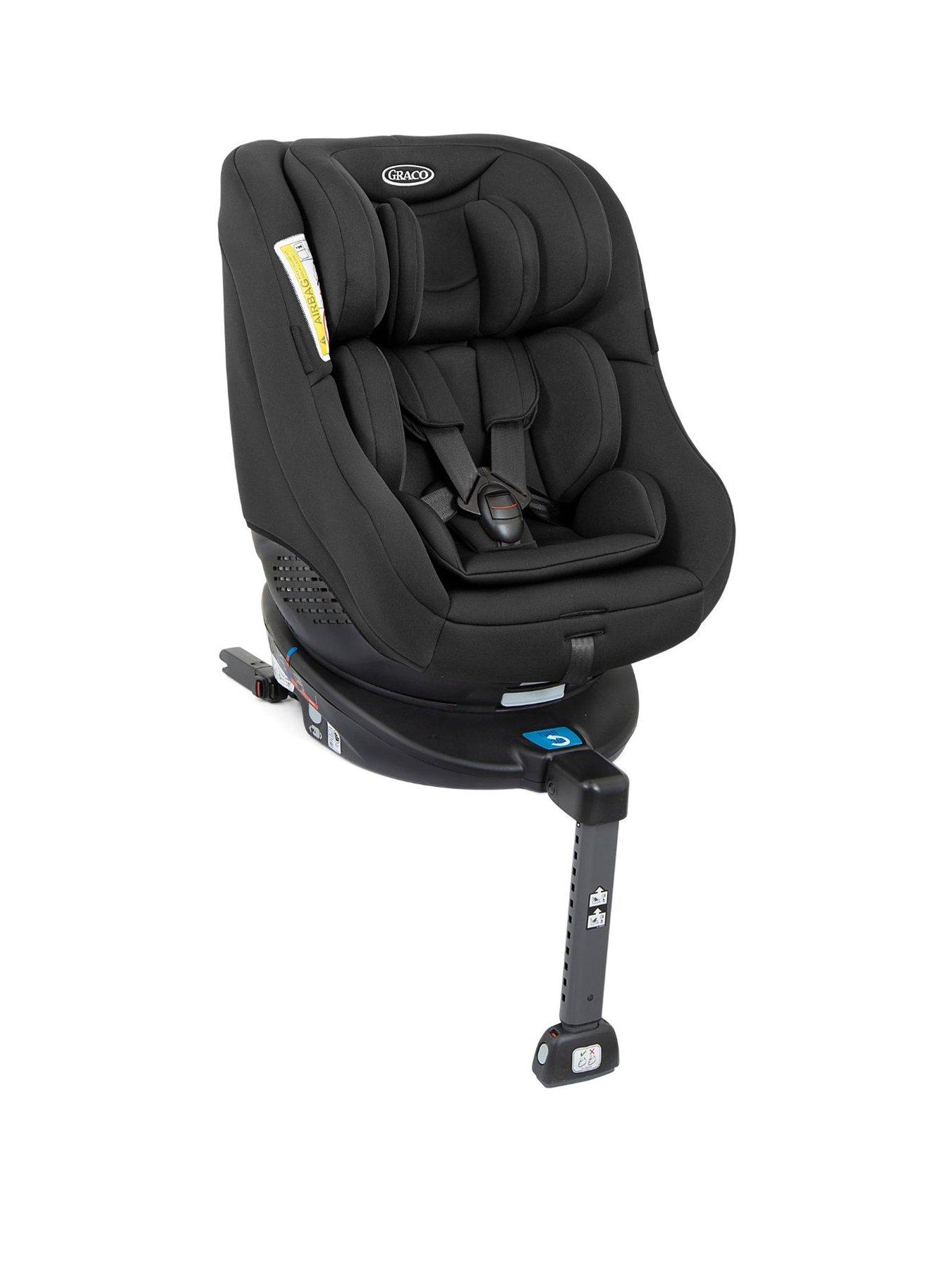 Graco Turn2Me Group 0 1 Isofix Car Seat Black Very