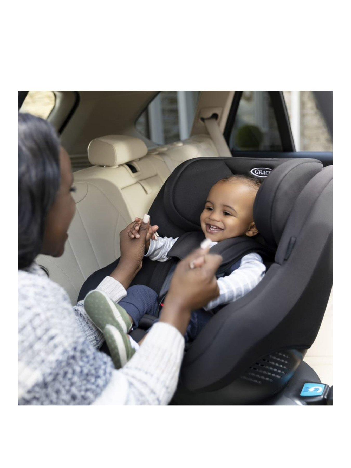 Graco Turn2Me Group 0 1 Isofix Car Seat Black Very