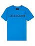  image of lyle-scott-boys-logo-short-sleeve-t-shirt-blue