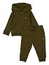  image of lyle-scott-toddler-boys-logo-zip-hoodie-and-jog-set-khaki