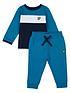  image of lyle-scott-toddler-boys-cut-and-sew-long-sleeve-tee-and-jog-set-blue