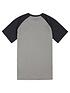  image of lyle-scott-boys-raglan-cut-and-sew-peached-short-sleeve-t-shirt-black