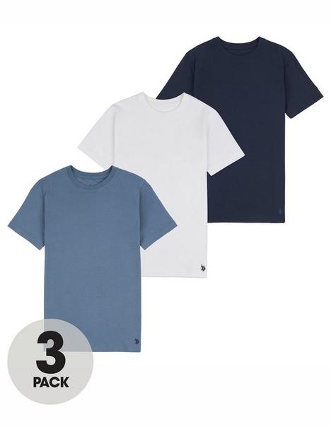 us-polo-assn-boys-3-short-sleeve-t-shirts-blue