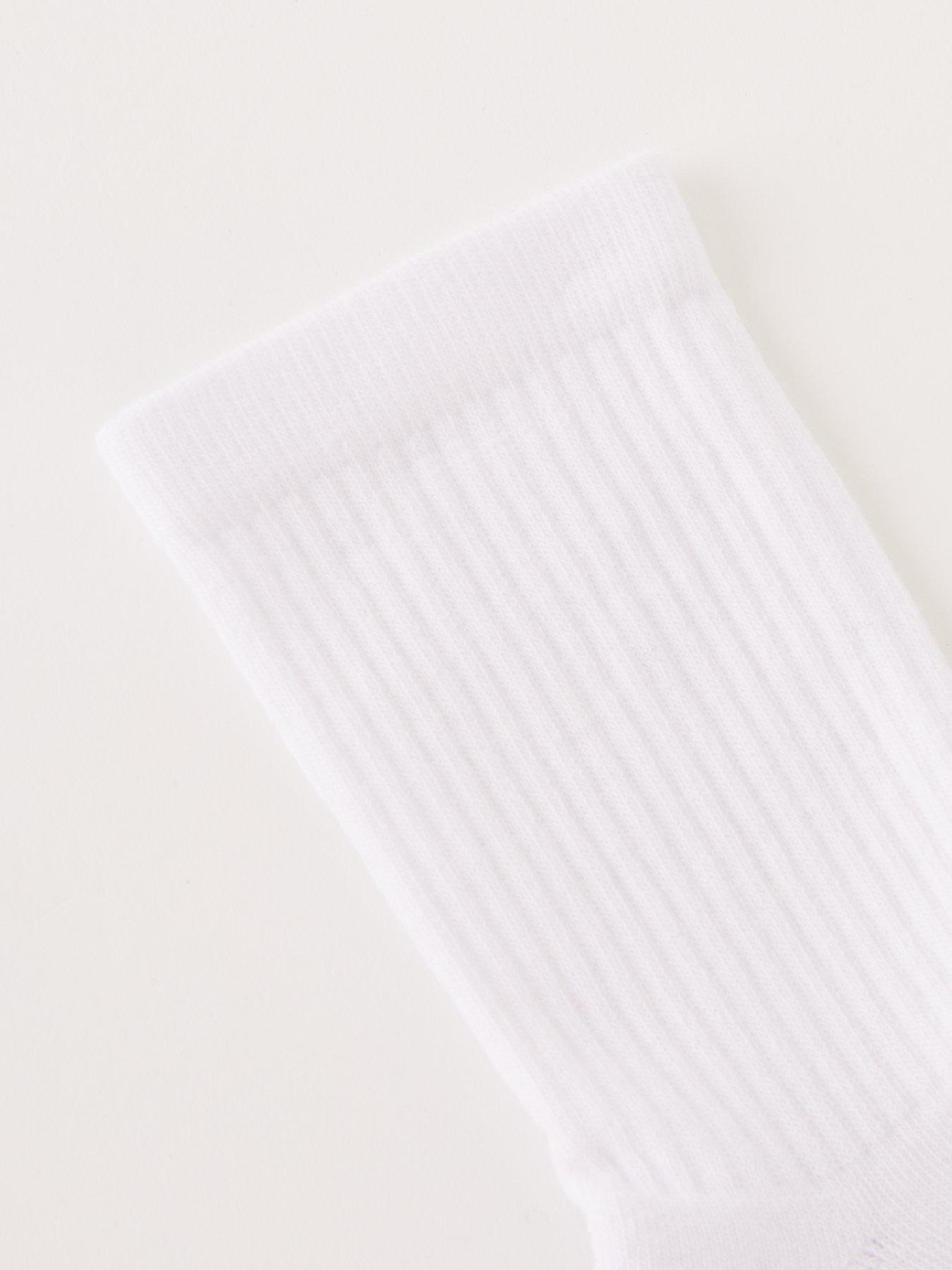Image 3 of 3 of Everyday 5 Pack of&nbsp;Unisex&nbsp;White Sports Socks - White