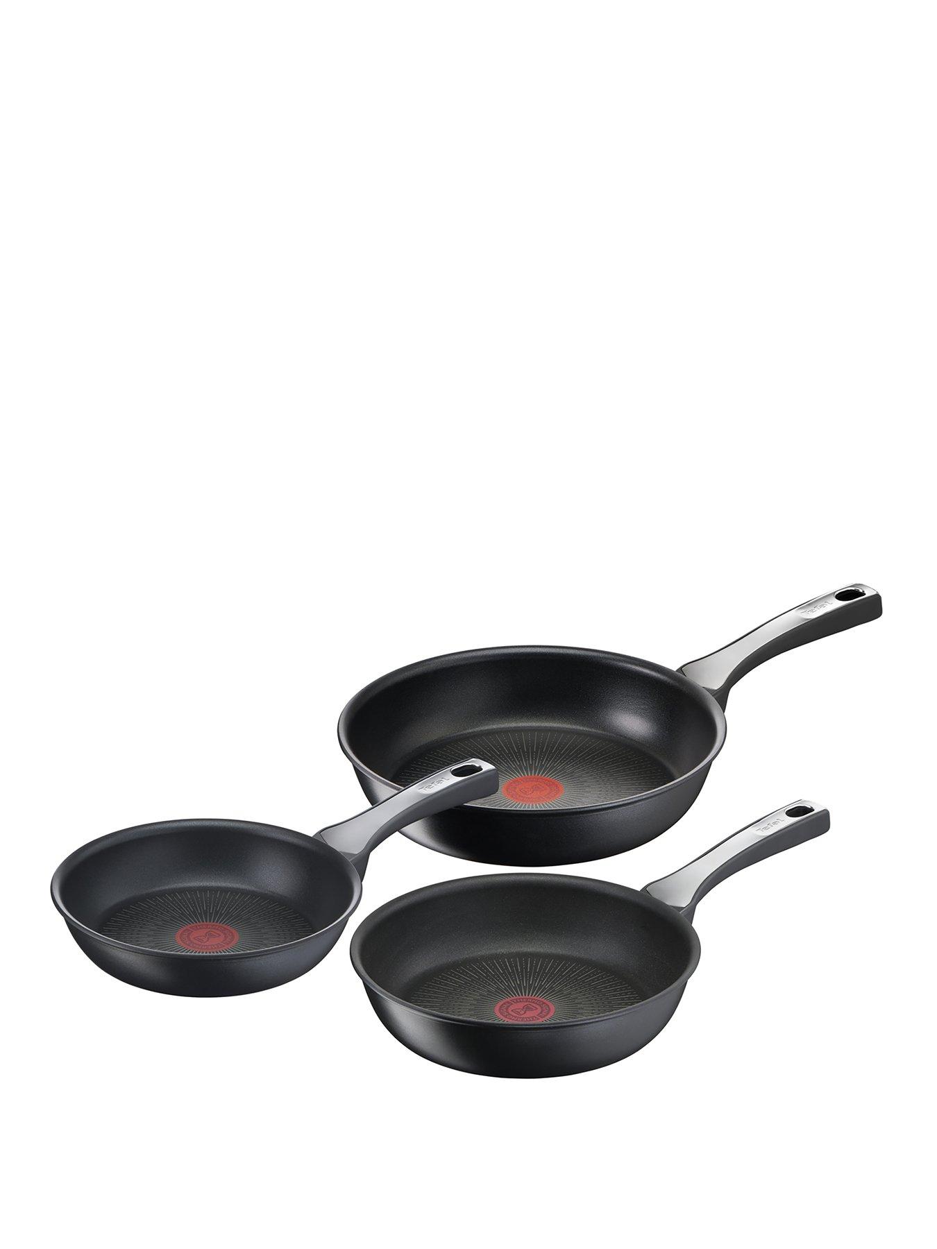 Product photograph of Tefal Unlimited On 3 Piece Pan Set from very.co.uk