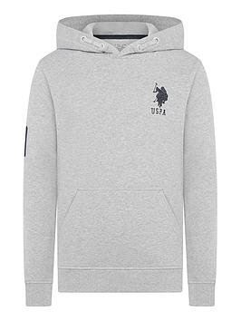 us-polo-assn-boys-player-3-hoodie-grey