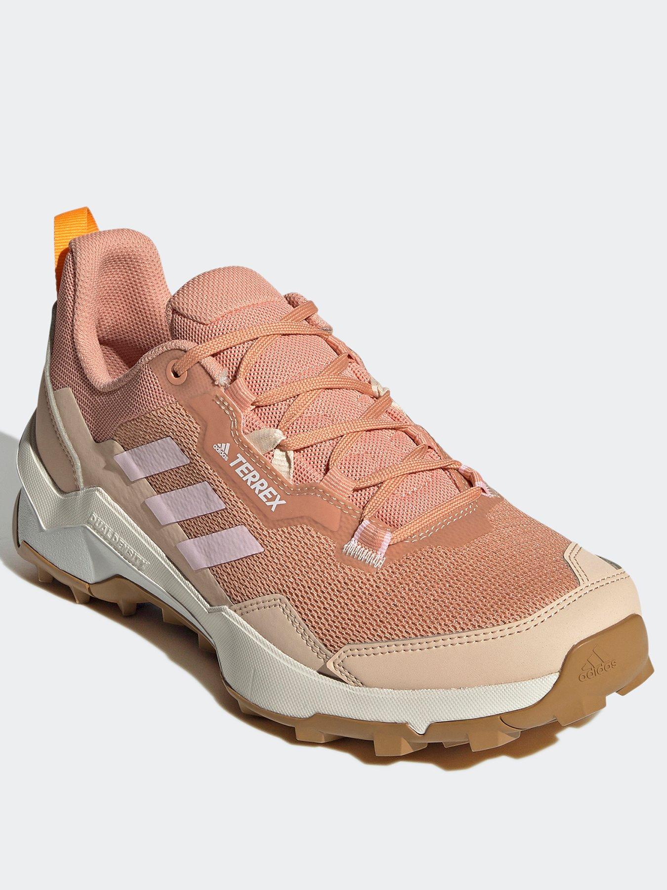adidas Terrex Terrex Ax4  Hiking Shoes - Beige, Pink/White, Size 3.5, Women