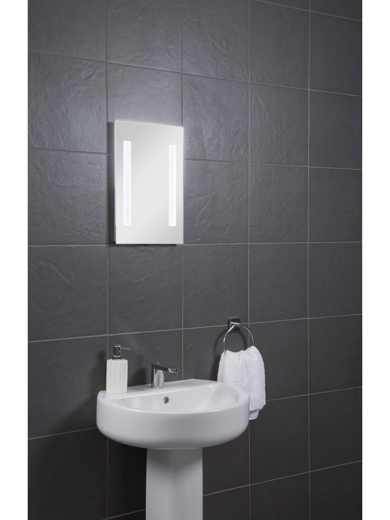 Croydex Malham Illuminated Mirror Battery Operated Very.co.uk