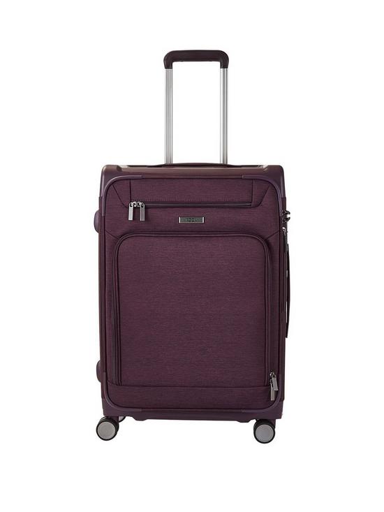 stillFront image of rock-luggage-parker-8-wheel-suitcase-medium-purple