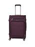  image of rock-luggage-parker-8-wheel-suitcase-medium-purple