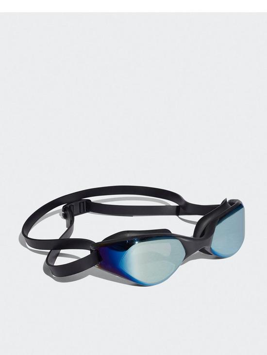 front image of adidas-persistar-comfort-mirrored-swim-goggle